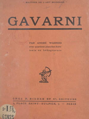 cover image of Gavarni